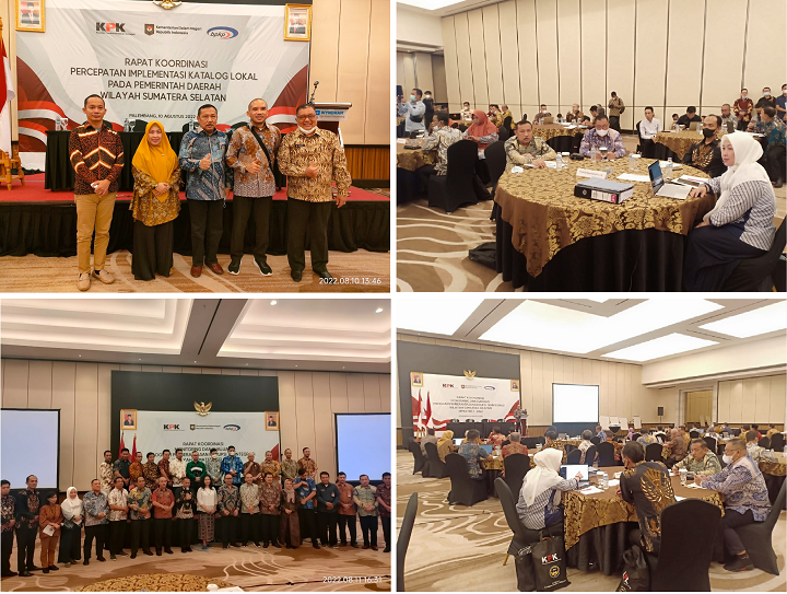 Inspektorat Ogan Komering Ilir Ikuti Rakoor Program KPK Terintegrasi 2022 Wilayah Sumsel